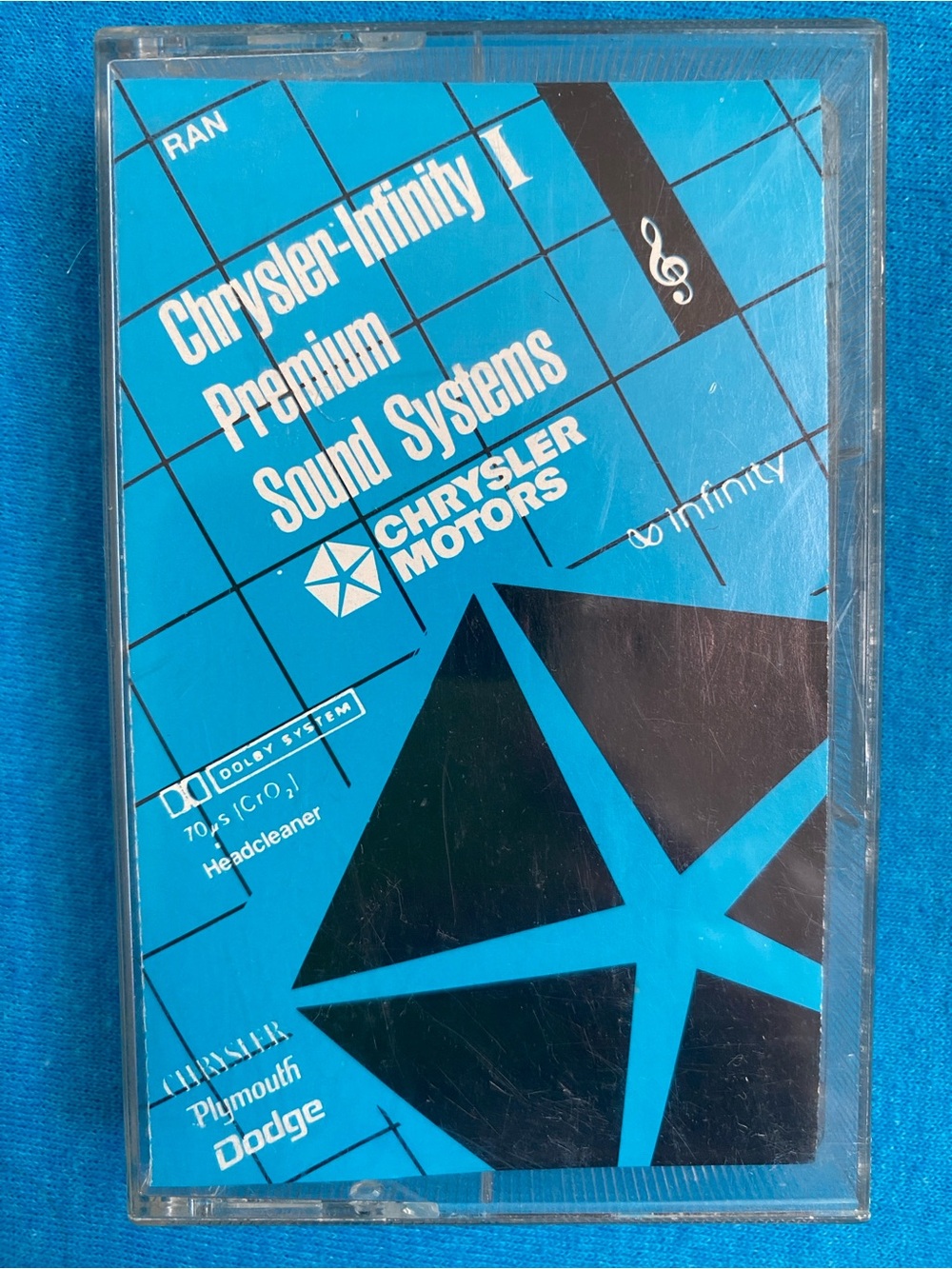 80s - Chrysler-Infinity I - Premium Sound Systems - Promo Cassette Tape